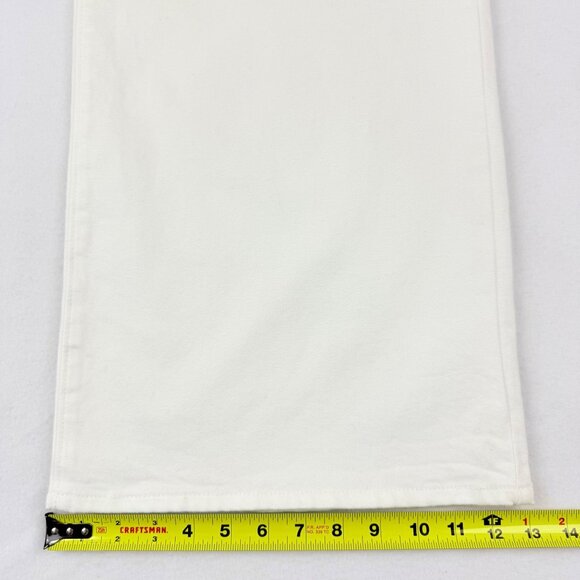 Loft Women's Wide Leg Stretch Modern Fit High Rise White Jeans Size 34/18 NWOT - Picture 10 of 11
